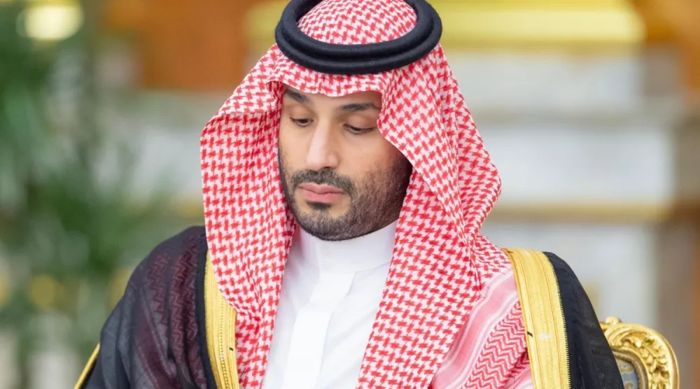 الأمير محمد بن سلمان لدى ترؤسه جلسة مجلس الوزراء في جدة الثلاثاء (واس)