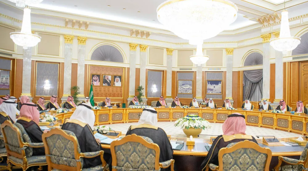 جلسة مجلس الوزراء برئاسة الأمير محمد بن سلمان في جدة الثلاثاء (واس)