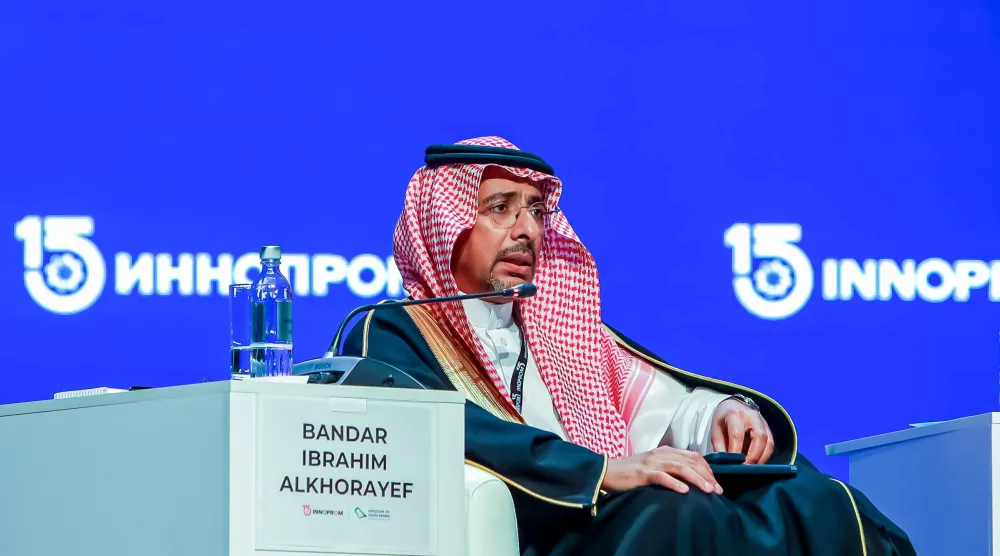 وزير الصناعة والثروة المعدنية السعودي مشاركاً في معرض دولي بيكاترينبورغ الروسية (وزارة الصناعة)