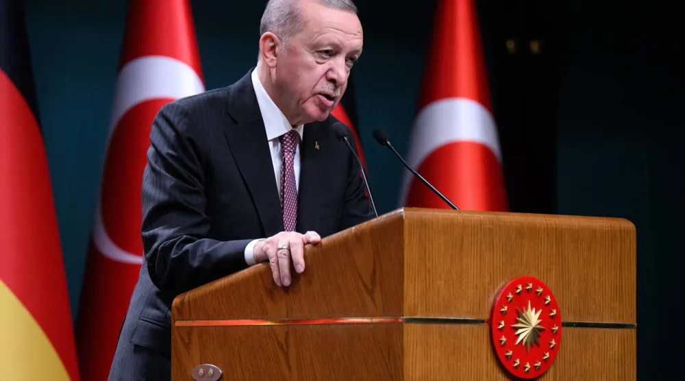 الرئيس التركي رجب طيب إردوغان (د.ب.أ)