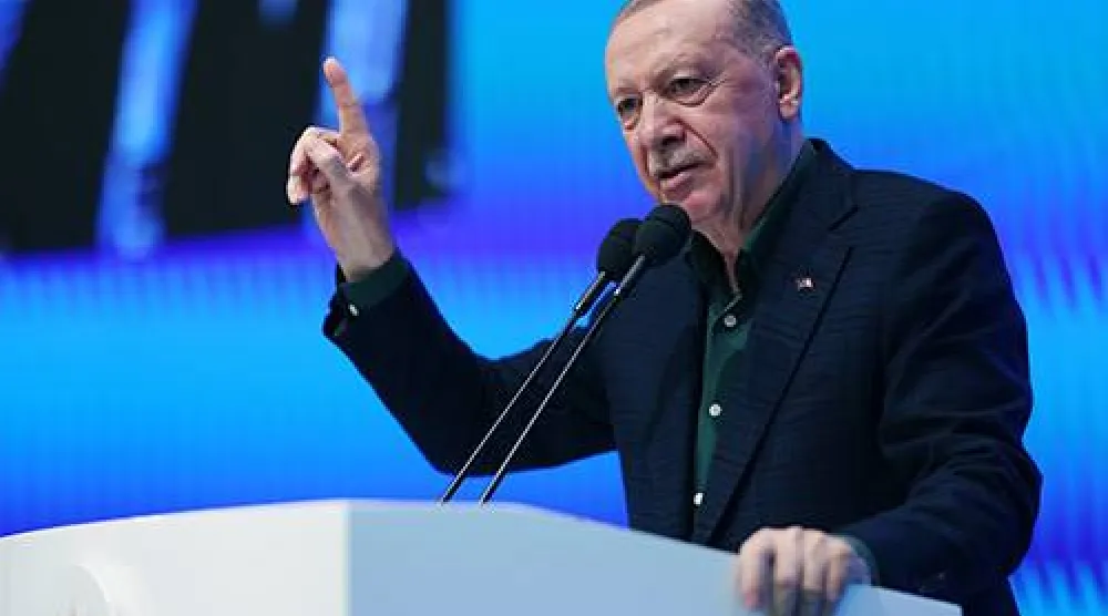الرئيس التركي رجب طيب إردوغان أكد أن المفاوضات مع حزب العمال لم تشهد أي مساومات (الرئاسة التركية)