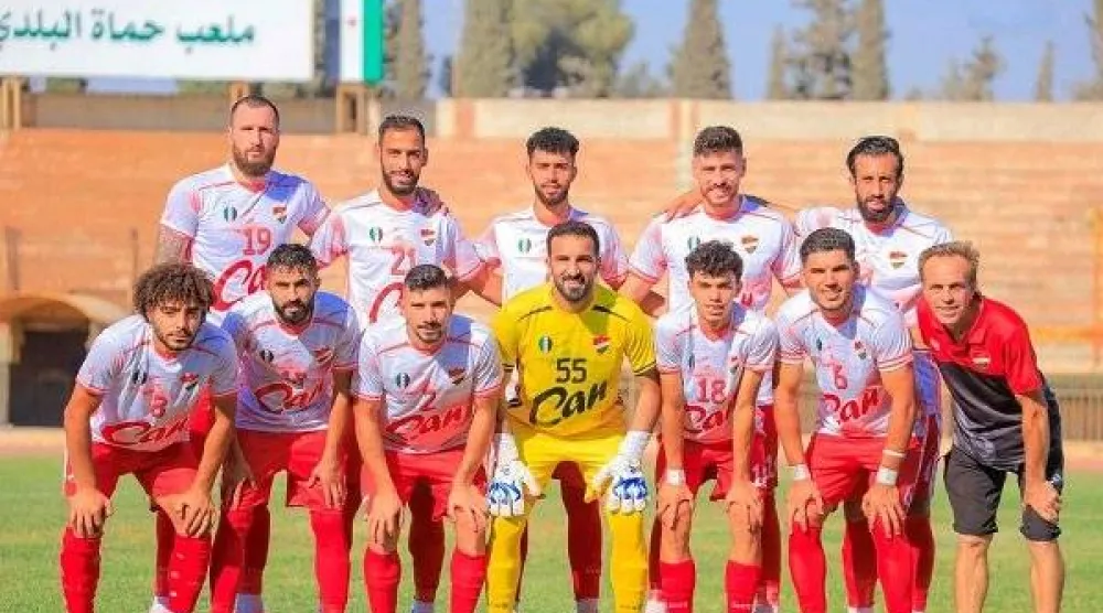 فريق أهلي حلب بطل سوريا لموسم 2024 - 2025 (وسائل إعلام سورية)