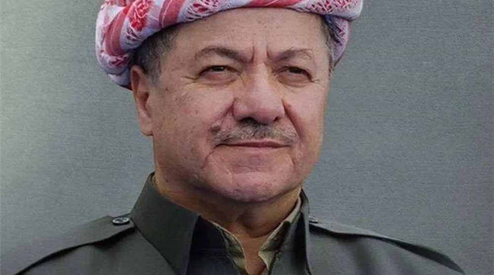 زعيم الحزب «الديمقراطي الكردستاني» مسعود بارزاني (موقع الحزب)
