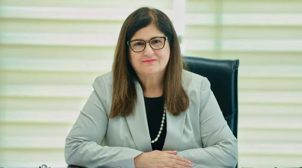 وزيرة الخارجية الفلسطينية فارسين أغابكيان شاهين (الخارجية الفلسطينية)