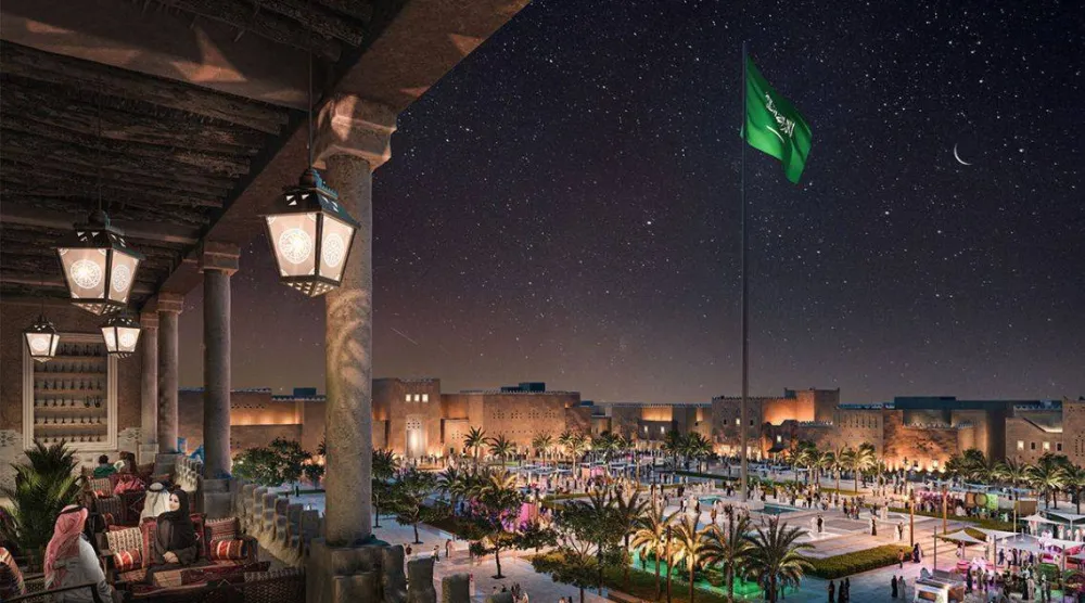 منطقة الدرعية التاريخية بالرياض (الشرق الأوسط)