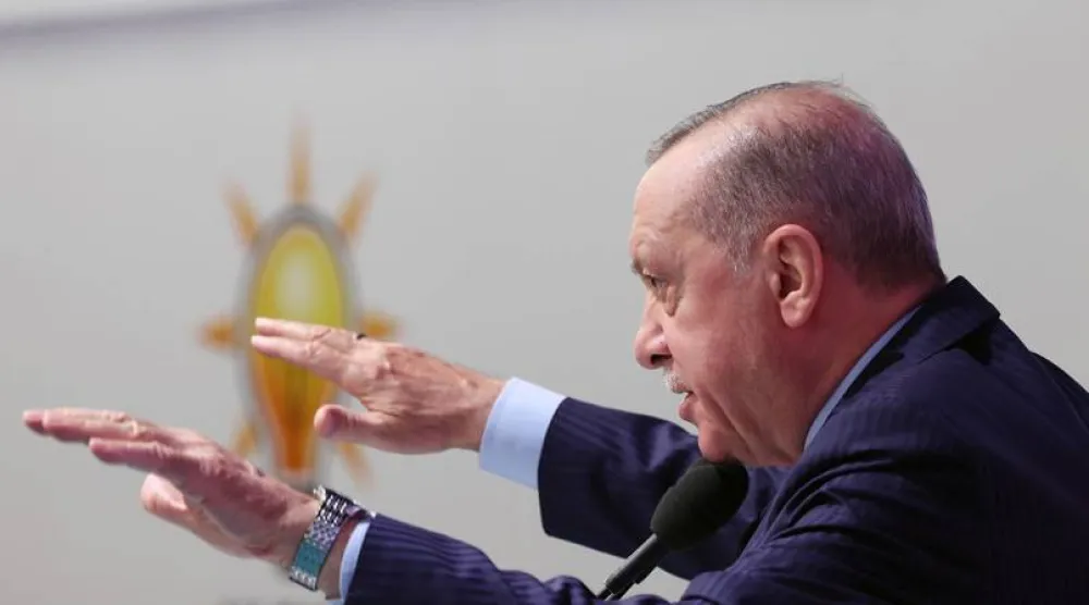إردوغان أشعل الجدل بالحديث عن تعاون ثلاثي بين حزبه وحزبي الحركة القومية والديمقراطية والمساواة للشعوب (الرئاسة التركية)