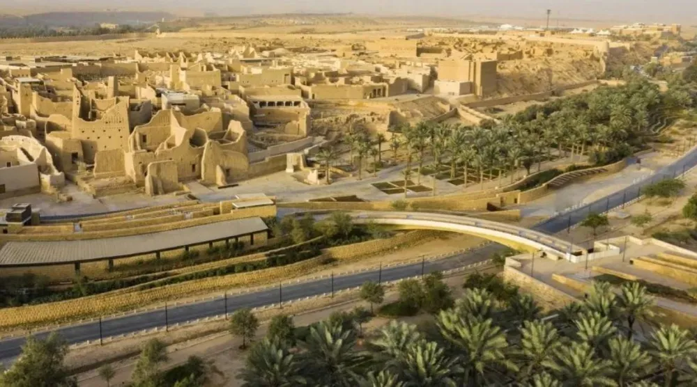 جانب من منطقة «الدرعية» (واس)