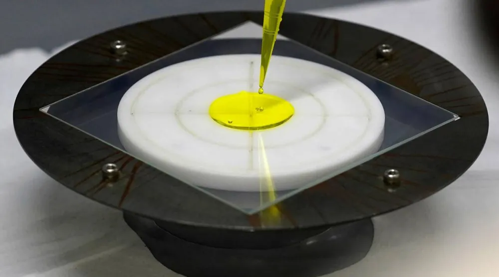 Japan is hoping ultra-thin, flexible solar panels made from perovskite will help it meet renewable energy goals. (AFP)
