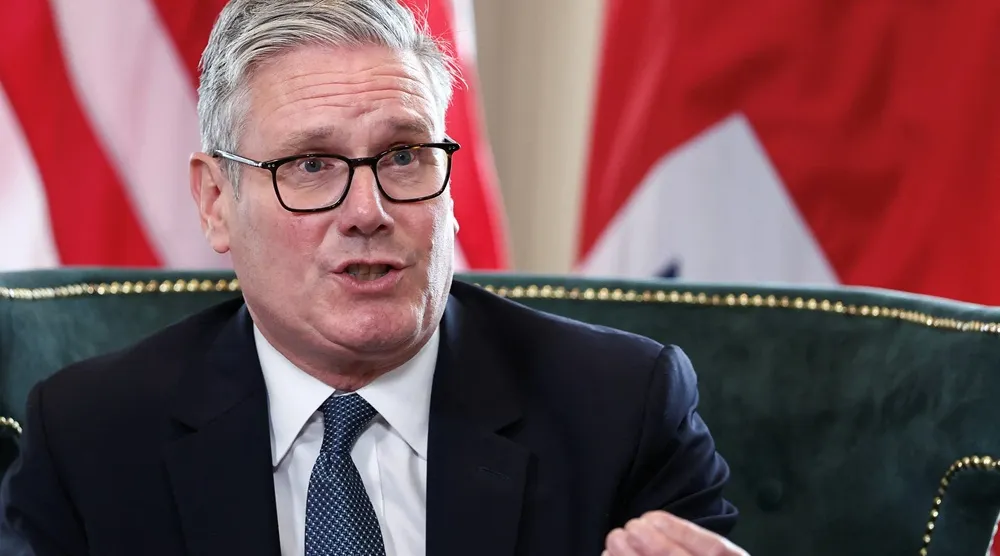 British Prime Minister Keir Starmer and US President Donald Trump (not pictured) hold a bilateral meeting at Trump Turnberry golf course in Turnberry, Scotland, Britain, July 28, 2025. (Reuters) 