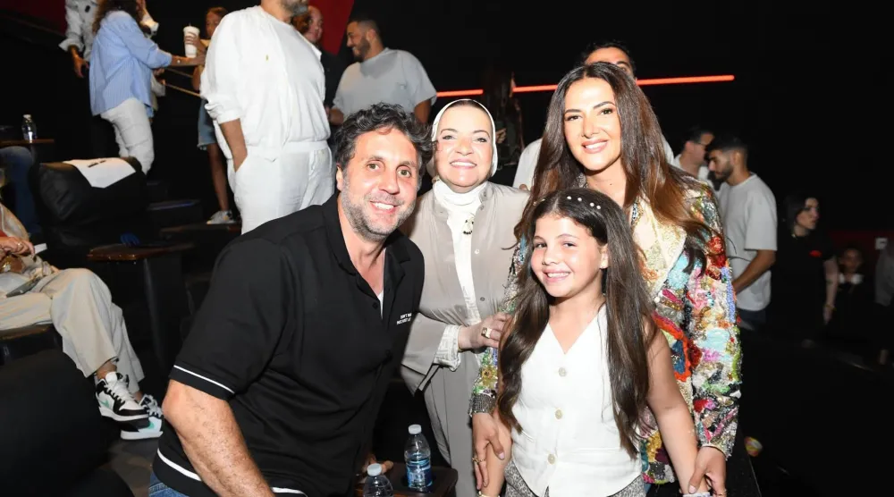 دنيا سمير غانم خلال العرض الخاص للفيلم في القاهرة (الشركة المُنتجة)