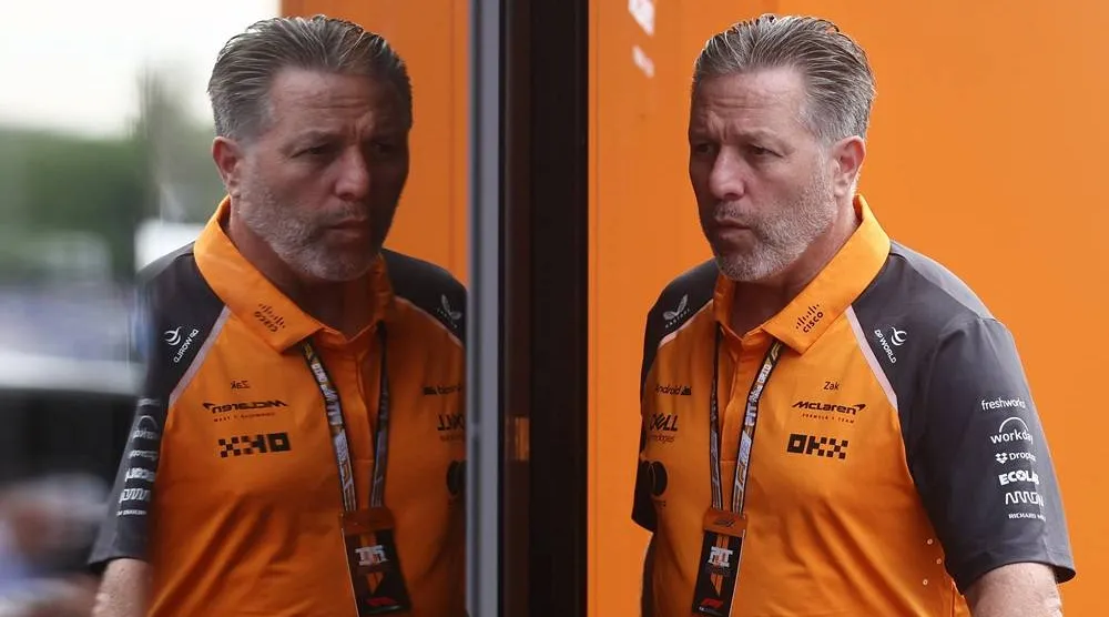 Formula One F1 - Hungarian Grand Prix - Hungaroring, Budapest, Hungary - August 2, 2025 McLaren chief executive Zak Brown arrives ahead of practice. (Reuters) 