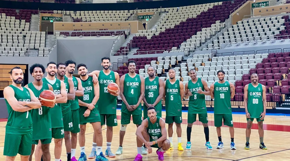 الأخضر لكرة السلة يفتتح أولى مبارياته أمام نظيره الصيني (الاتحاد السعودي)