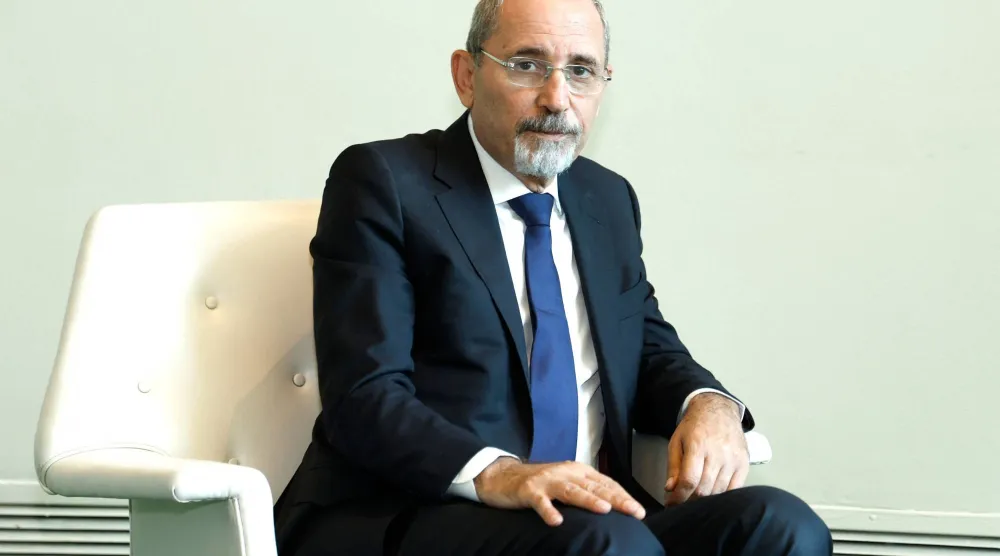 وزير الخارجية الأردني أيمن الصفدي (أ.ف.ب)