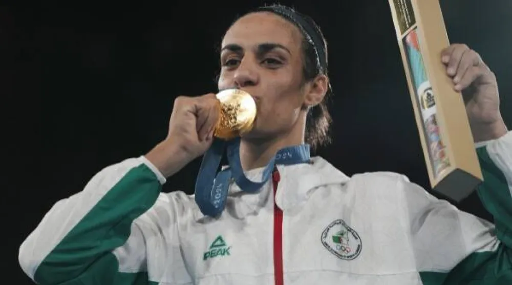الملاكمة الجزائرية إيمان خليف 