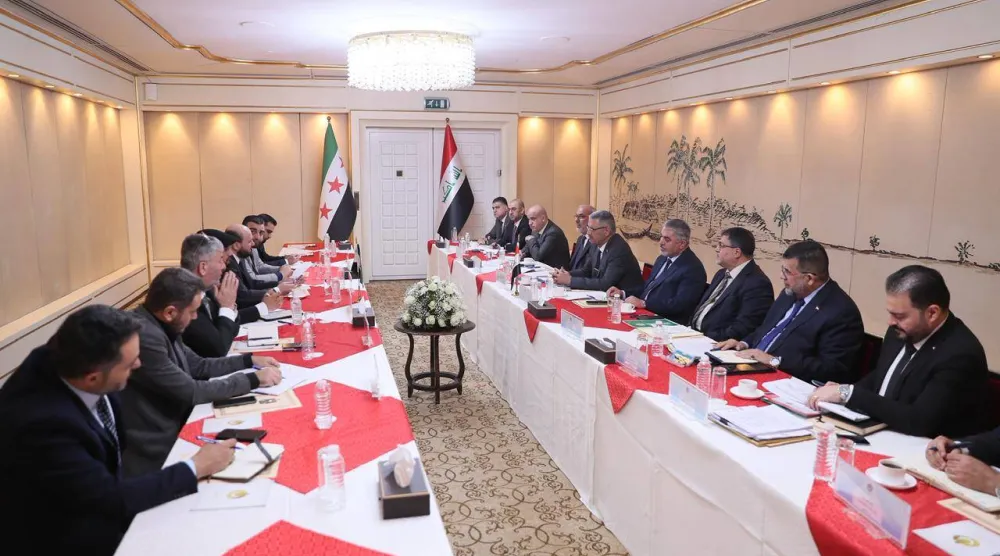 وزير النفط العراقي يلتقي نظيره السوري في بغداد (وزارة النفط العراقية)