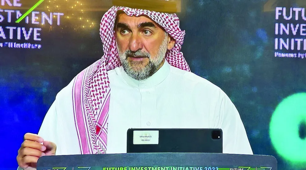 
محافظ صندوق الاستثمارات العامة ياسر الرميان خلال مشاركة سابقة له في منتدى مستقبل الاستثمار (الشرق الأوسط)