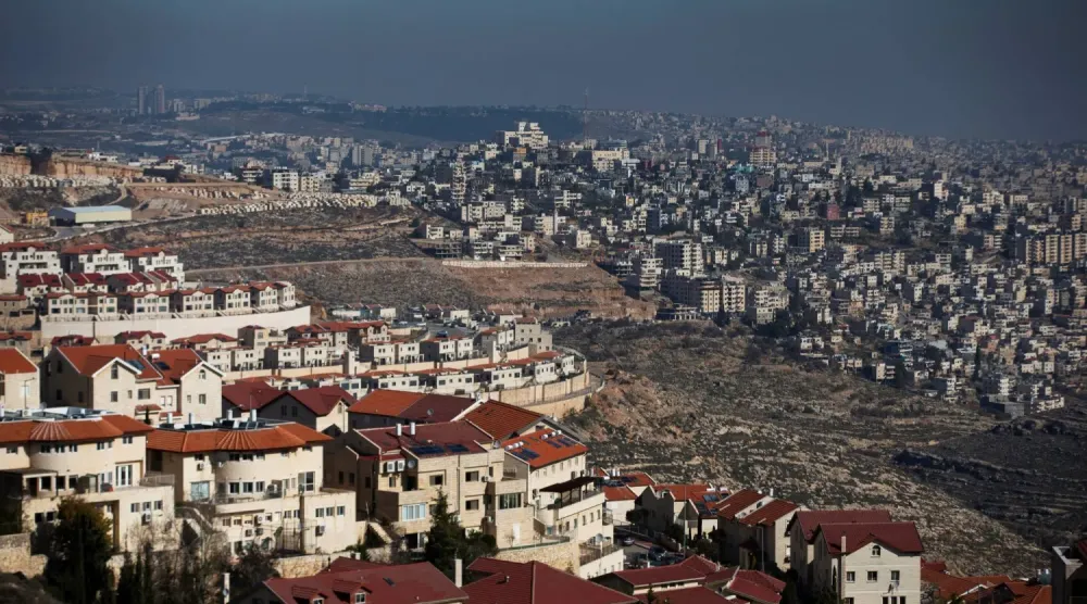 Batı Şeria'daki İsrail yerleşim birimi Gush Etzion'dan bir görüntü (Reuters)