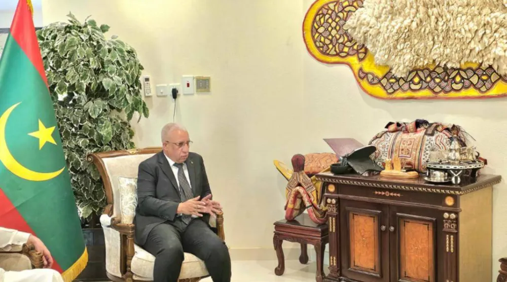 سفير موريتانيا لدى السعودية مختار ولد داهي (الشرق الأوسط)