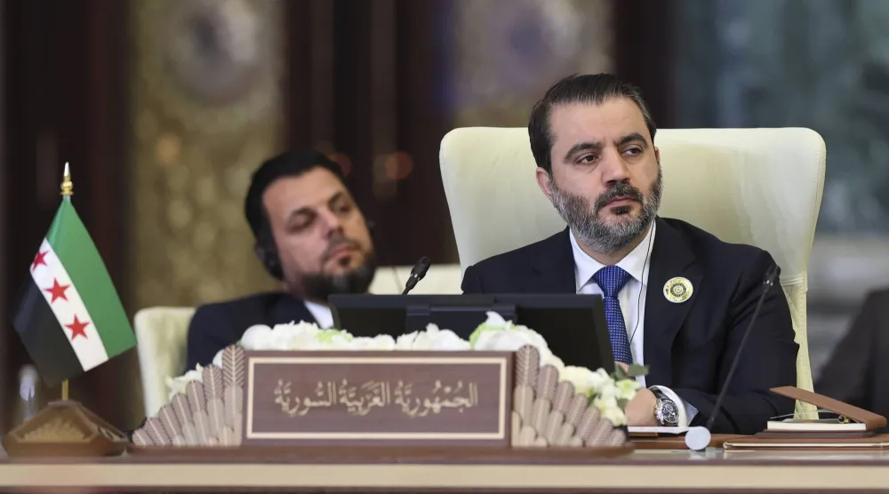 وزير الخارجية السوري أسعد الشيباني (أرشيفية - أ.ب)