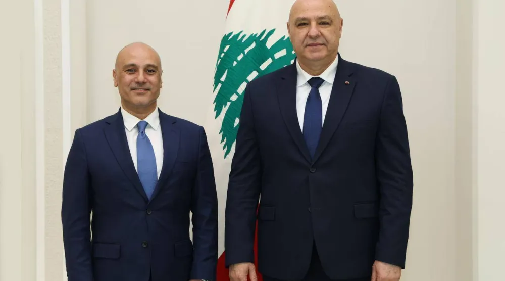 مع الرئيس اللبناني جوزيف عون (الشرق الأوسط)