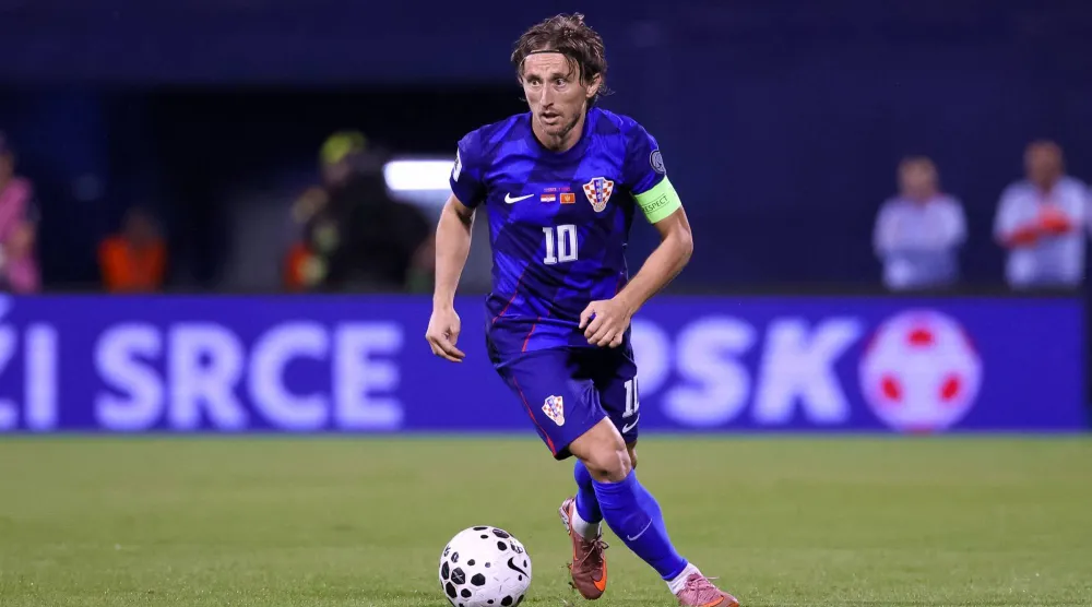  لوكا مودريتش قائد منتخب كرواتيا (أ.ف.ب)