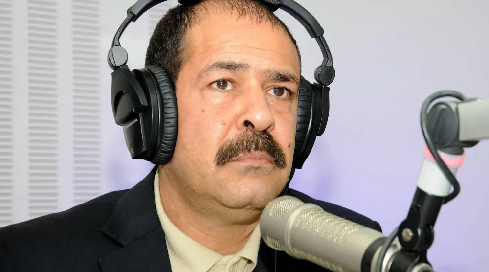 الزعيم اليساري شكري بلعيد (أ.ف.ب)