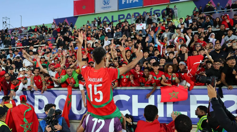 تناولت الصحافة العالمية الإنجاز المغربي بإعجاب كبير (أ.ف.ب)