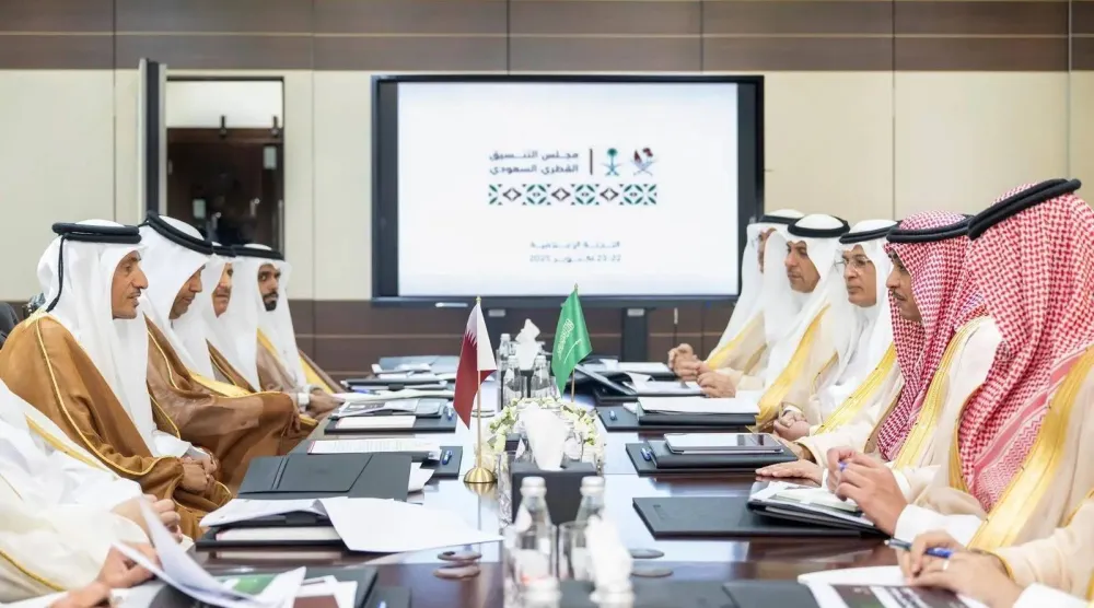 من اجتماع اللجنة الإعلامية المنبثقة عن «مجلس التنسيق السعودي - القطري» في الدوحة الخميس (واس)