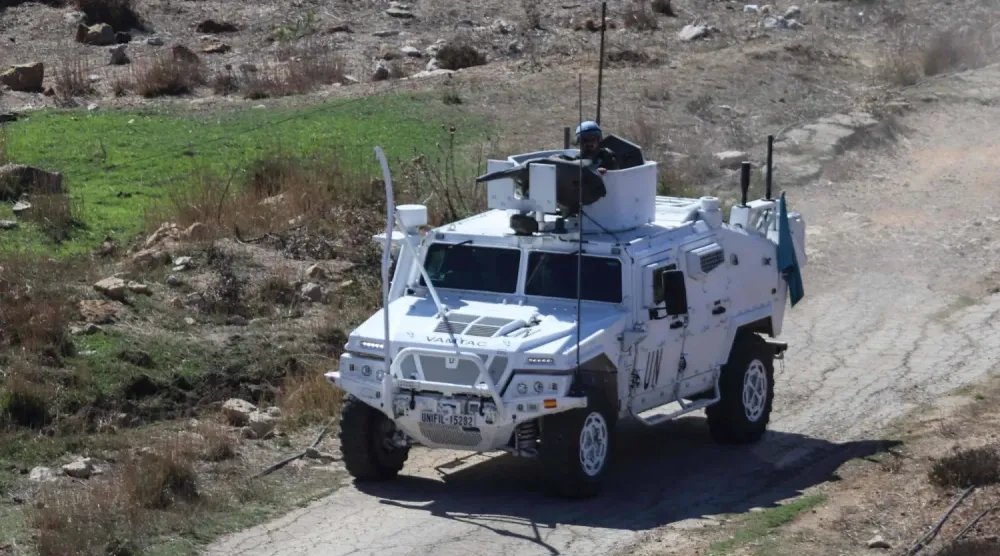 Güney Lübnan'daki UNIFIL güçleri (AFP)
