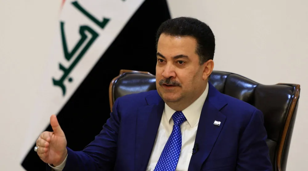 رئيس الوزراء العراقي محمد شياع السوداني (رويترز)