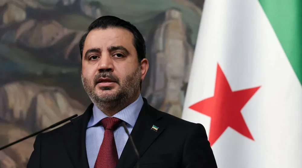 وزیر امور خارجه سوریه اسعد الشیبانی (رویترز)