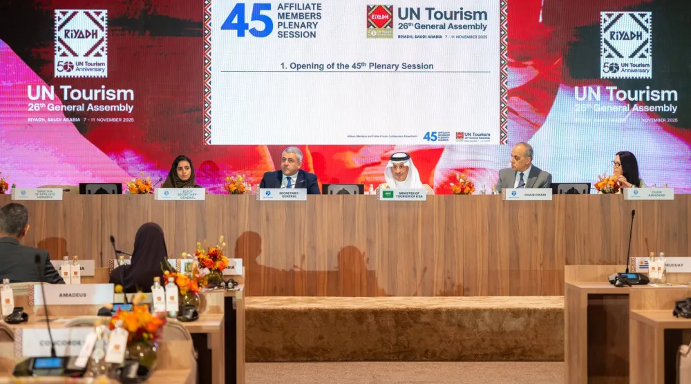 الخطيب يتحدث في افتتاح أعمال الدورة 26 للجمعية العامة لمنظمة الأمم المتحدة للسياحة (إكس)