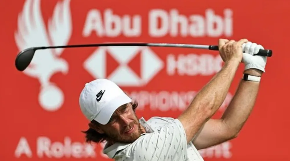 Fleetwood in tie for lead at halfway stage in Abu Dhabi - AFP
