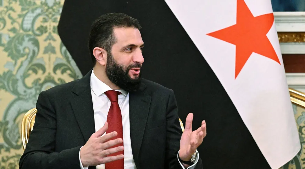 الرئيس السوري أحمد الشرع (رويترز)