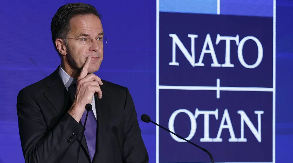 مارك روته الأمين العام لحلف شمال الأطلسي (إ.ب.أ)