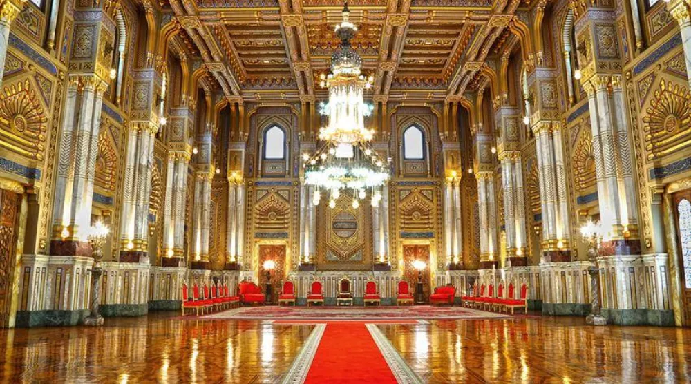 إحدى قاعات قصر عابدين (موقع رئاسة الجمهورية)