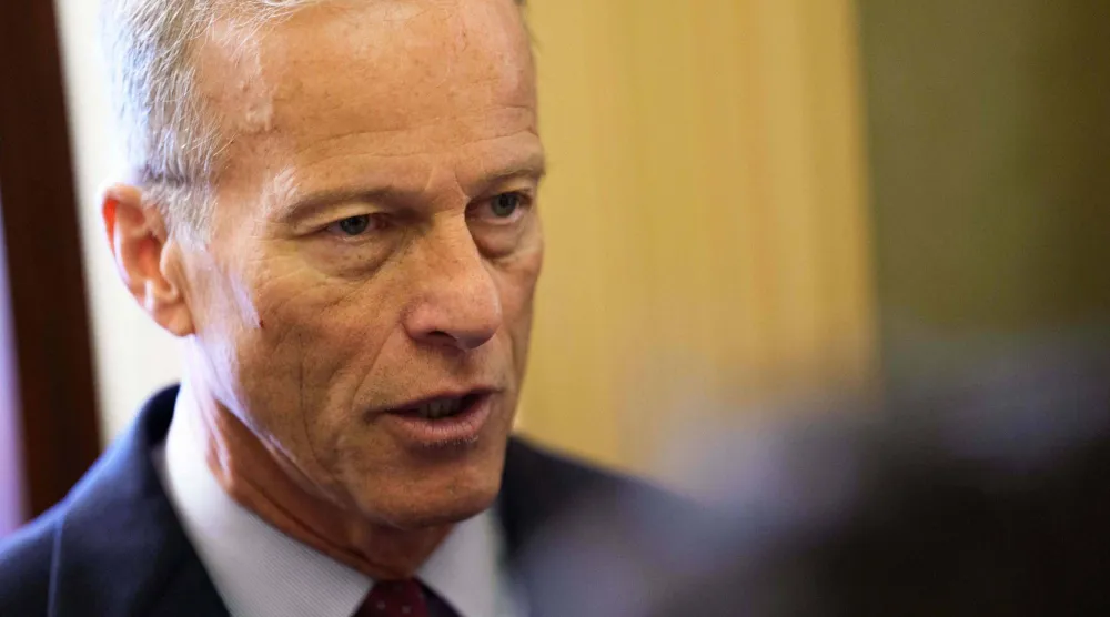 زعيم الأغلبية في مجلس الشيوخ الأميركي جون ثون (أ.ف.ب)