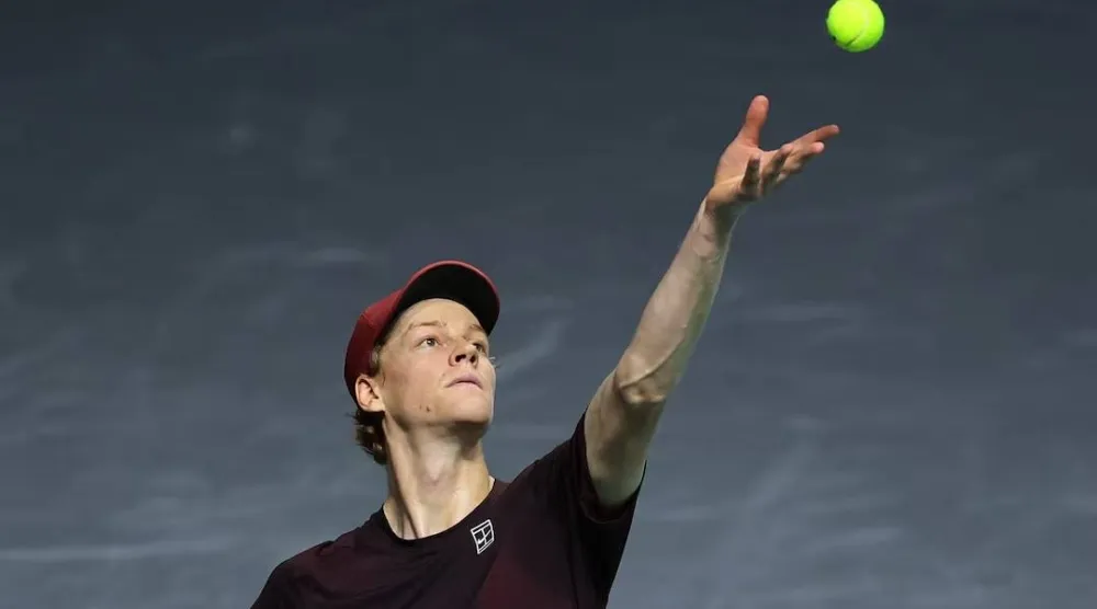 الإيطالي يانيك سينر، المصنف الأول عالميا (رويترز).