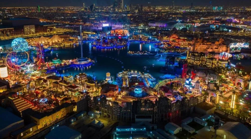 صورة جوية توضح جانباً من فعاليات موسم الرياض (واس)