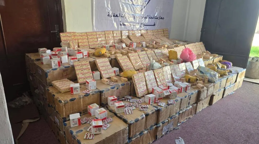 مواد مخدرة ضُبطت في مدينة القطرون جنوب ليبيا (جهاز مكافحة المخدرات)