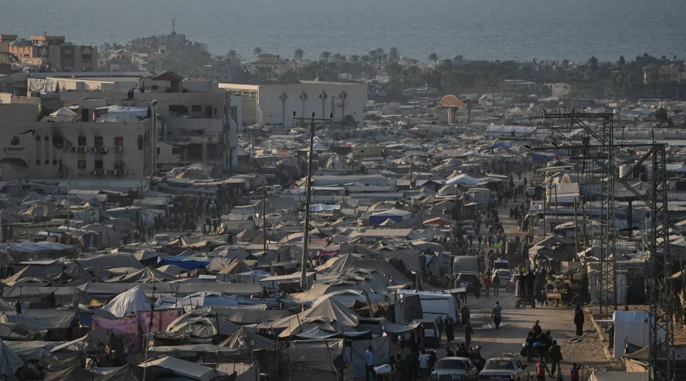 جانب من الدمار جراء الغارات الإسرائيلية على قطاع غزة (أ.ب)