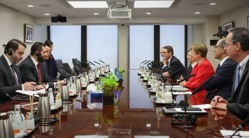 خلال زيارته لصندوق النقد... الشرع وغورغييفا يناقشان سبل دعم الإصلاحات السورية