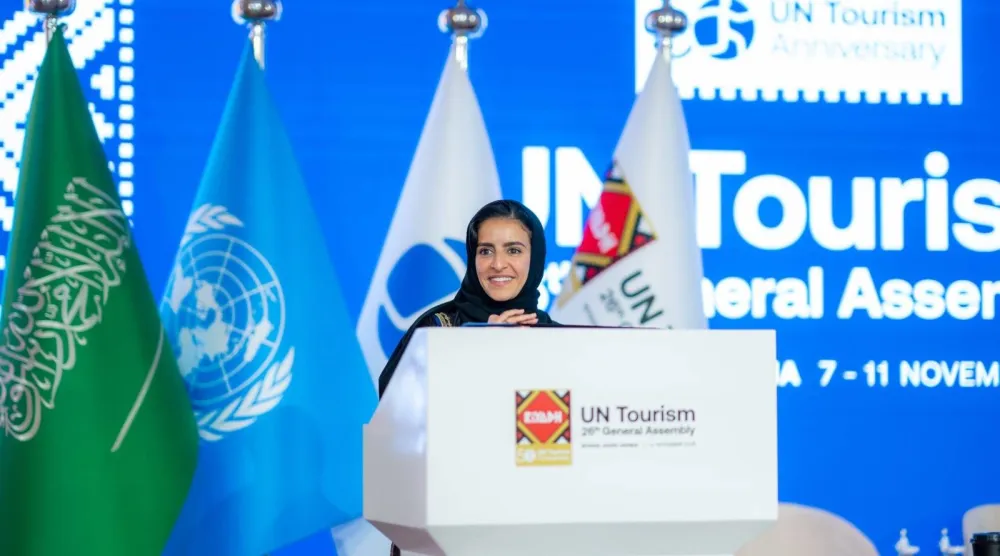 الأمينة العامة المنتخَبة لمنظمة الأمم المتحدة للسياحة شيخة النويس (وزارة السياحة)