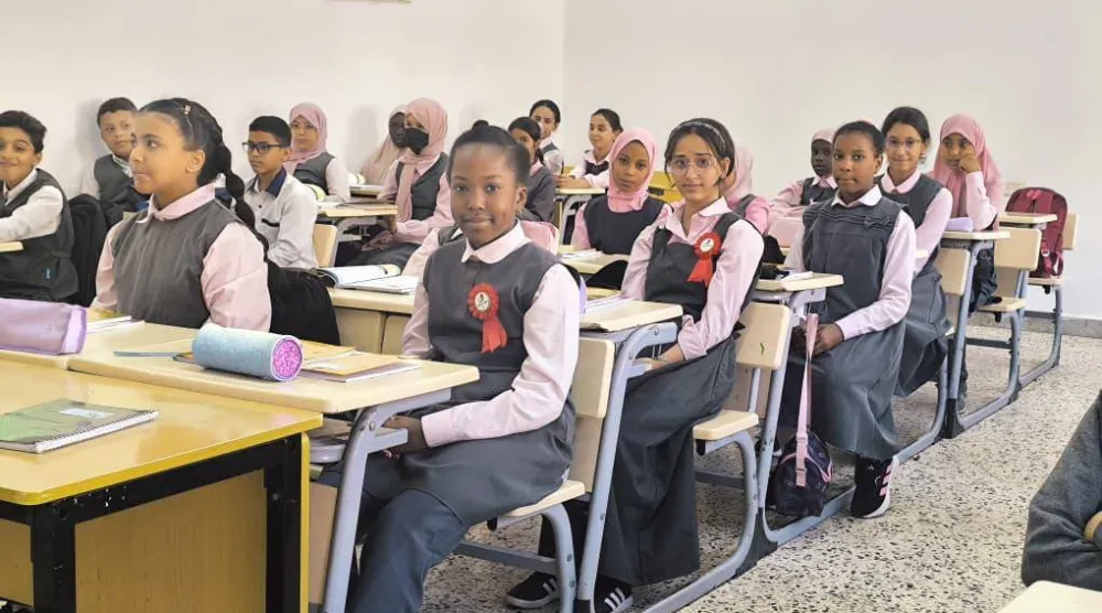  فصل دراسي بمدرسة الصريم للتعليم الأساسي بطرابلس 12 أكتوبر (وزارة التربية والتعليم بغرب ليبيا)