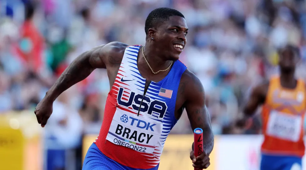 العداء الأميركي مارفين بريسي (رويترز) 