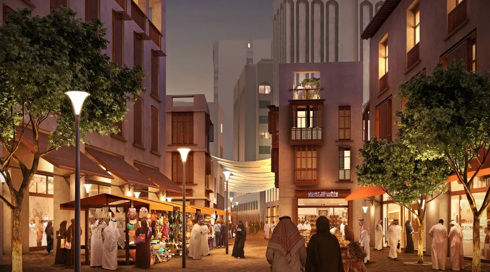 جانب من منطقة جدة التاريخية «البلد» (تطوير البلد)