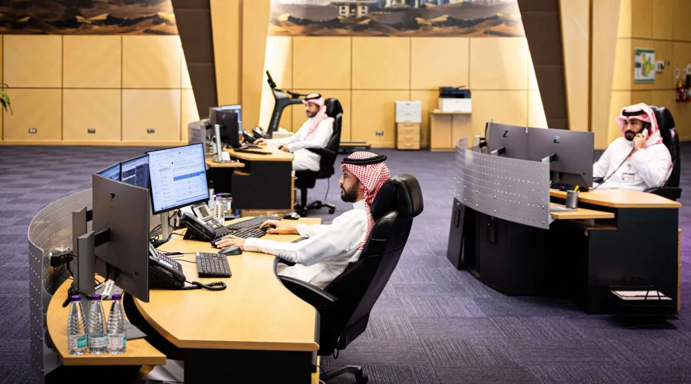 مركز التحكم التابع لهيئة الربط الكهربائي الخليجي في الدمام (الموقع الإلكتروني للهيئة)