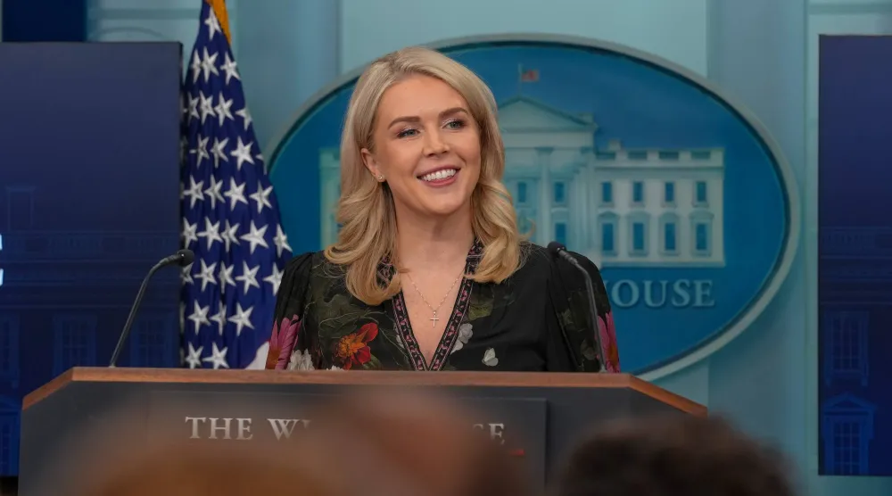 المتحدثة باسم البيت الأبيض كارولين ليفيت (د.ب.أ)
