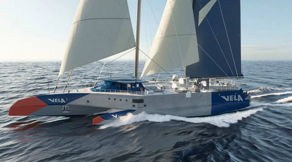 سفينة شحن فرنسية لعبور المحيطات تعمل بطاقة الرياح