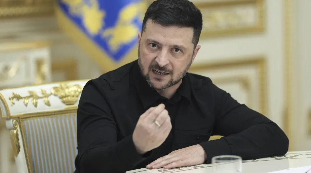 الرئيس الأوكراني فولوديمير زيلينسكي (إ.ب.أ)